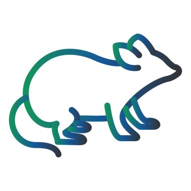 Rat web icon vector illustration