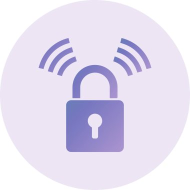 Asma kilit Vektör Kabartma Simgesi Tasarımı