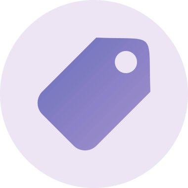 etiket simgesi vektör illüstrasyonu 