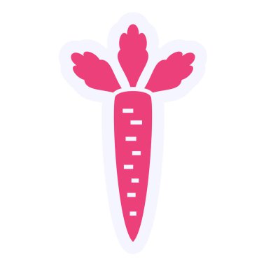 havuç vektör çizim