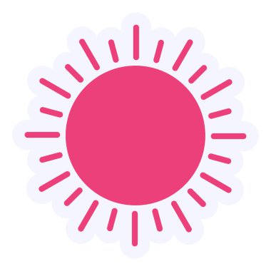 Güneş Simgesi Vektör illüstrasyonu