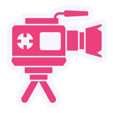 Video kamera. Basit resimleme 