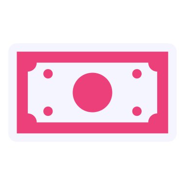 Banka simgesinin vektör illüstrasyonu