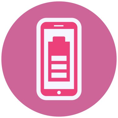 Pil. Web simgesi basit illüstrasyon