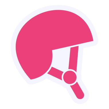 Miğfer Vektörü Simge Tasarımı