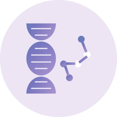 Genetic Engineering. web icon simple design