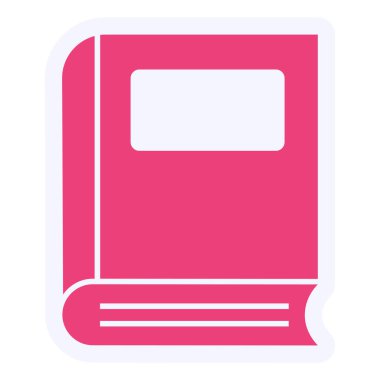 kitap web simge vektör çizim