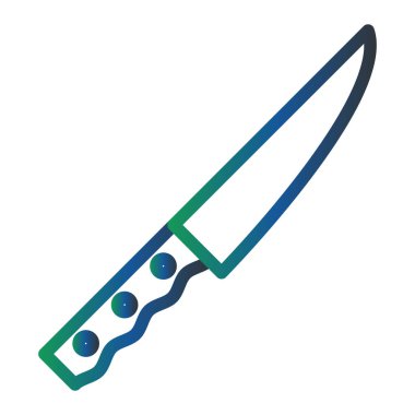 Bıçak. Web simgesi basit illüstrasyon