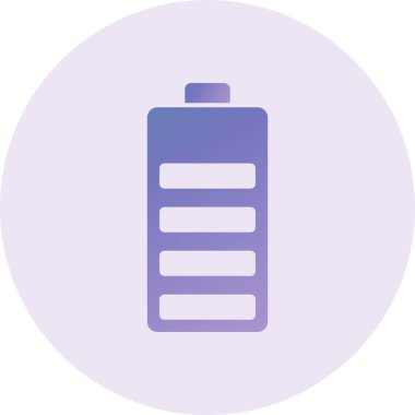 Pil. Web simgesi basit illüstrasyon