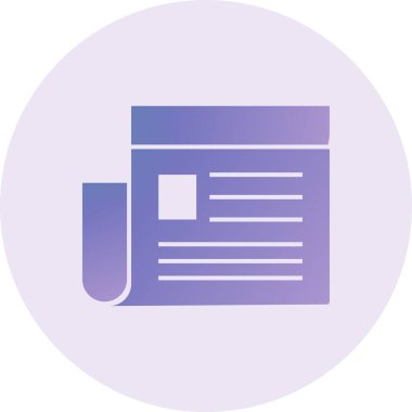 News file format icon vector illustration