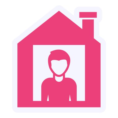 Isolation Vector Glyph Icon Design