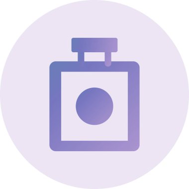 Parfüm Vektörü Kabartma Simgesi Tasarımı 