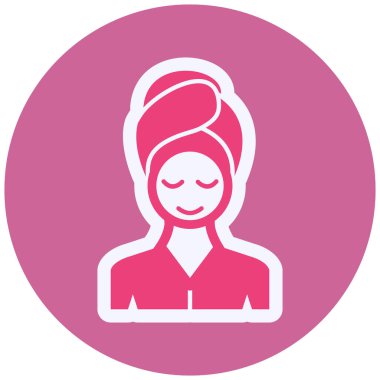 Güzellik Tedavi Vektörü Sembol Tasarımı 