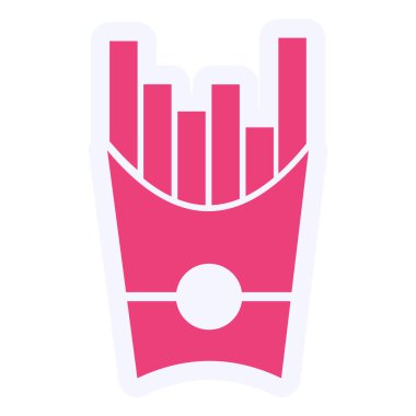 fast food. Basit tasarım