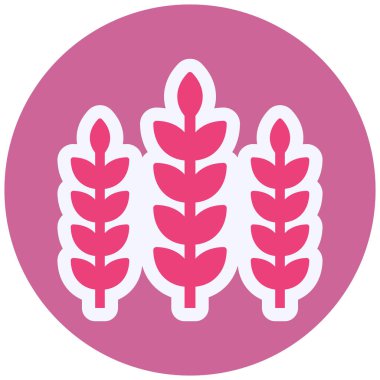Wheat web icon vector illustration