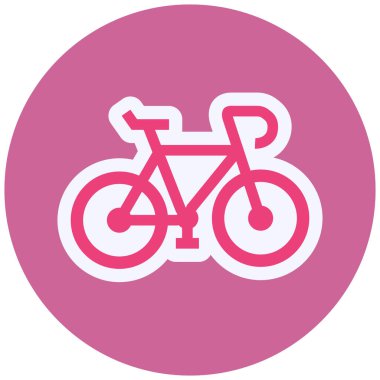 Bisikletin vektör illüstrasyonu