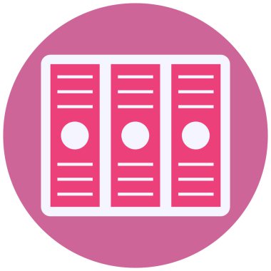 Arşiv Vektörü Kabartma Simgesi Tasarımı