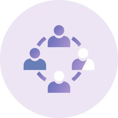 business people icon, vector illustration. Team Work