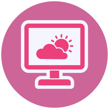 weather vector icon modern simple design. Forecast 