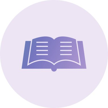 kitap simgesi vektör illüstrasyonu 