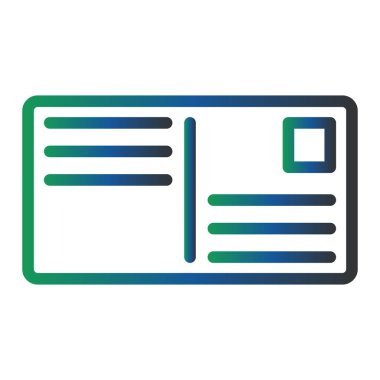 Bir kalp simgesinin vektör illüstrasyonu 