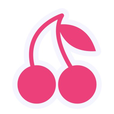 Cherry Vector lyph Icon Design