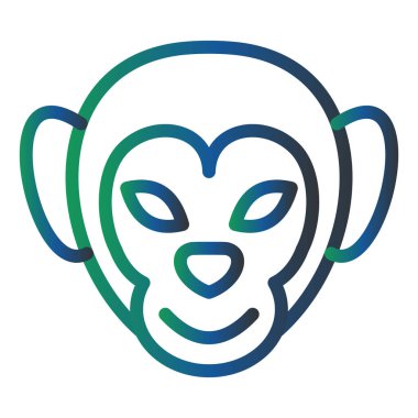 Monkey  web icon vector illustration