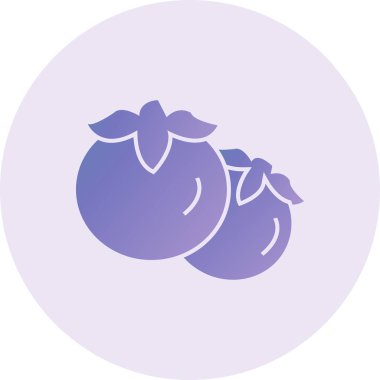 Hurma Vektörü Simgesi Simgesi Tasarımı