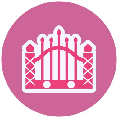 Gate . web icon simple illustration
