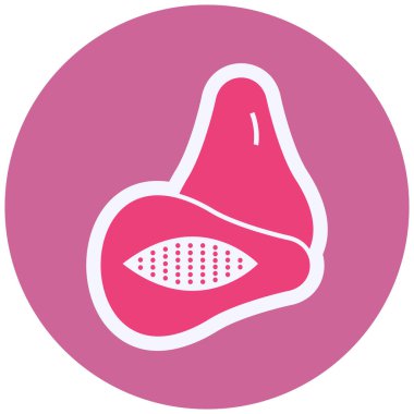 Papaya Vector Glyph Icon Design