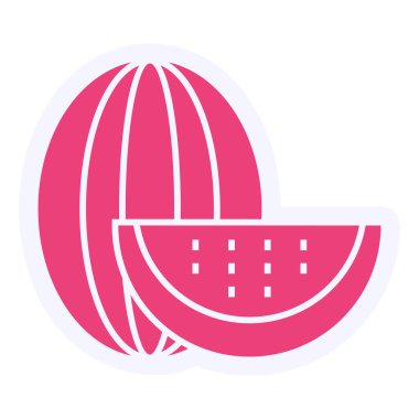 Karpuz Vektörü Sembol Tasarımı