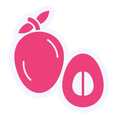 Sapodilla Vector lyph Icon Design