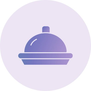Food Tray icon, simple web illustration 