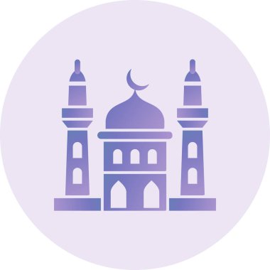 Cami simgesi, vektör resimleme 