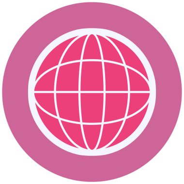 İnternet Vektörü Kabartma Simgesi Tasarımı 