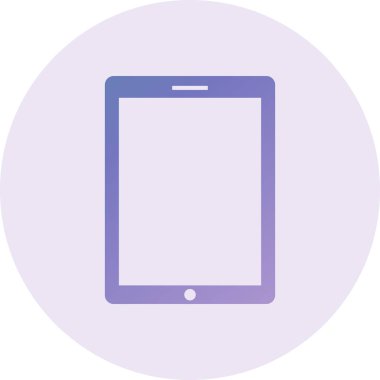 tablet. Web simgesi vektör illüstrasyonu