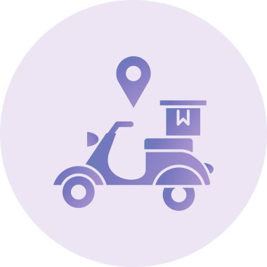 Tracking Vector Glyph Icon Design