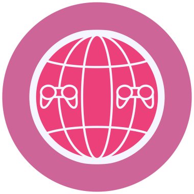 Genel Oyun Vektörü Kabartma Simgesi Tasarımı 