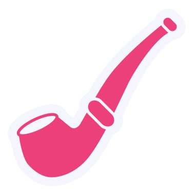 Smoking Pipe web icon vector illustration