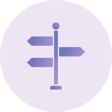 Projeniz için yön ok simgesi