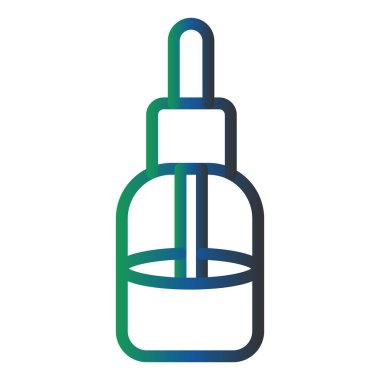 Organik Yağ Vektörü Kabartma Simgesi Tasarımı 