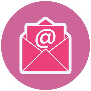 Mektup. Web simgesi basit illüstrasyon 