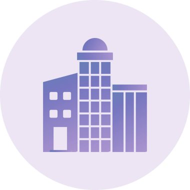 Otel simgesi vektör illüstrasyonu