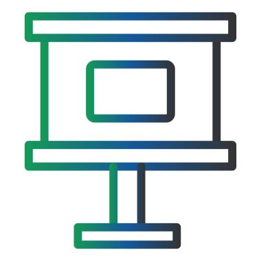 Info holder web icon, vector illustration 