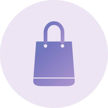 Alışveriş simgesinin vektör illüstrasyonu