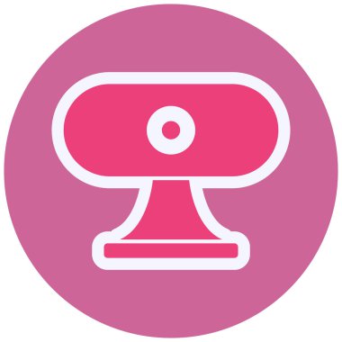 Webcam modern simgesinin vektör illüstrasyonu