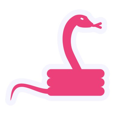 yılan ağı ikon vektör illüstrasyonu