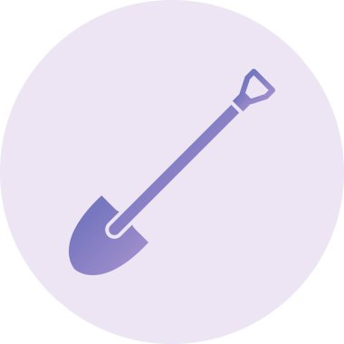 Web simge vektör çizim kürek