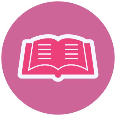 kitap simgesi vektör illüstrasyonu 