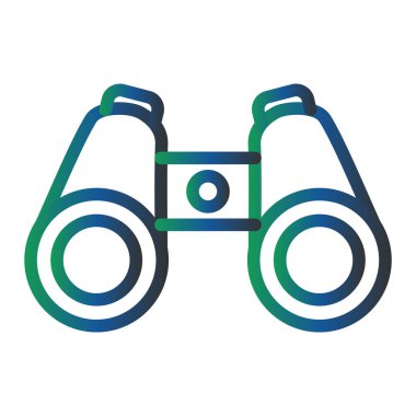 Dürbün. Web simgesi basit illüstrasyon 